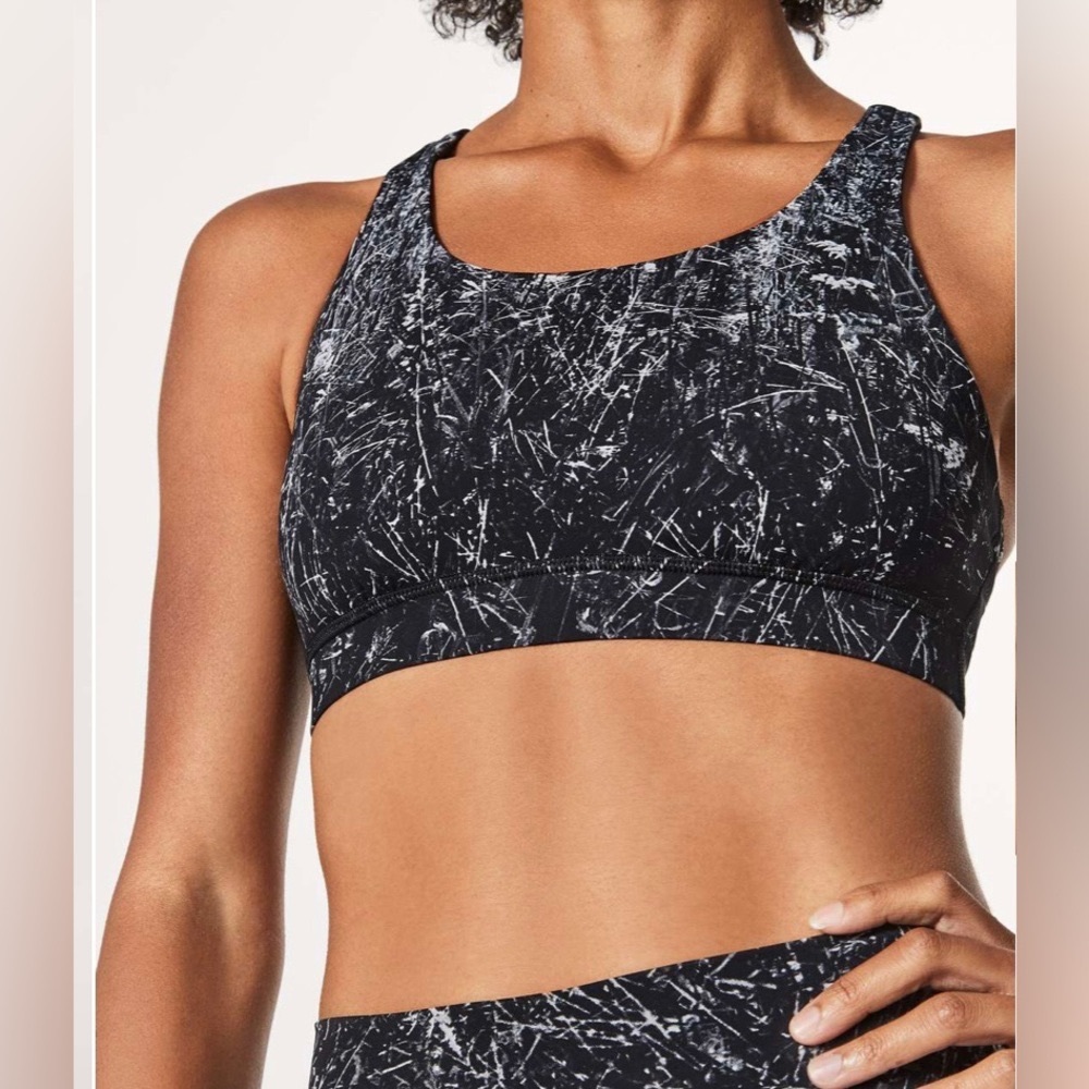 lululemon athletica Black and White Sports Bra